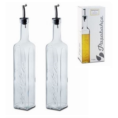 SET ACEITERA/VINAGRERA PASABAHCE VIDRIO 0.5L